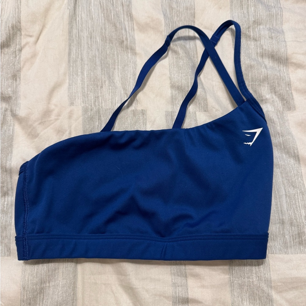 Gymshark Blue Strappy Sports Bra